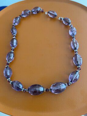 Amethyst Bead Necklace